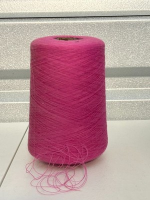 Spool Cone SOFT 2/60 COBWEB Peru BABY Alpaca Silk Yarn 1lb 2oz 510gr 8010 Pink