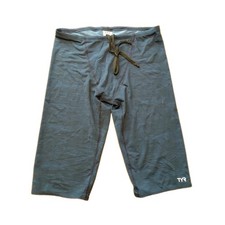 TYR Durafast Sandblast Allover Jammer Navy Mens Size 36 XL Chlorine Proof