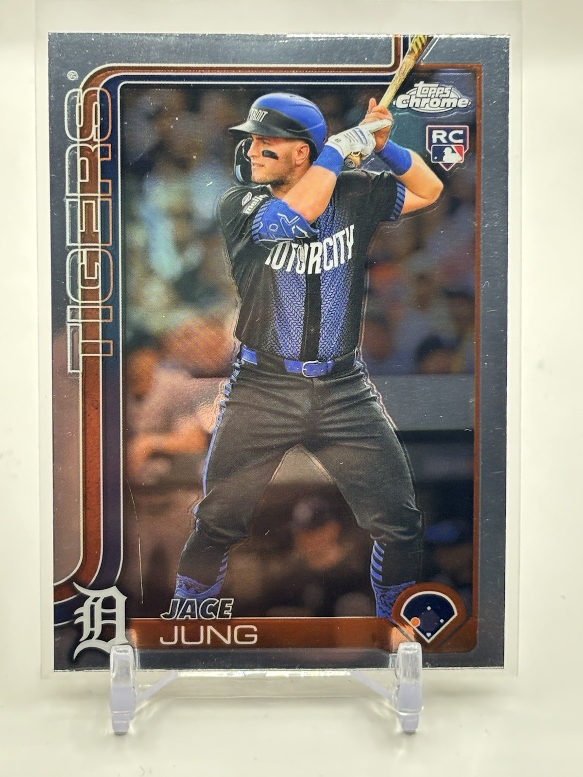 Jace Jung - 2025 Topps Chrome #225 - Detroit Tigers Rookie Baseball Card
