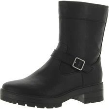 SOUL Naturalizer Womens Newport     Faux Leather Mid-Calf Boots Shoes BHFO 3501