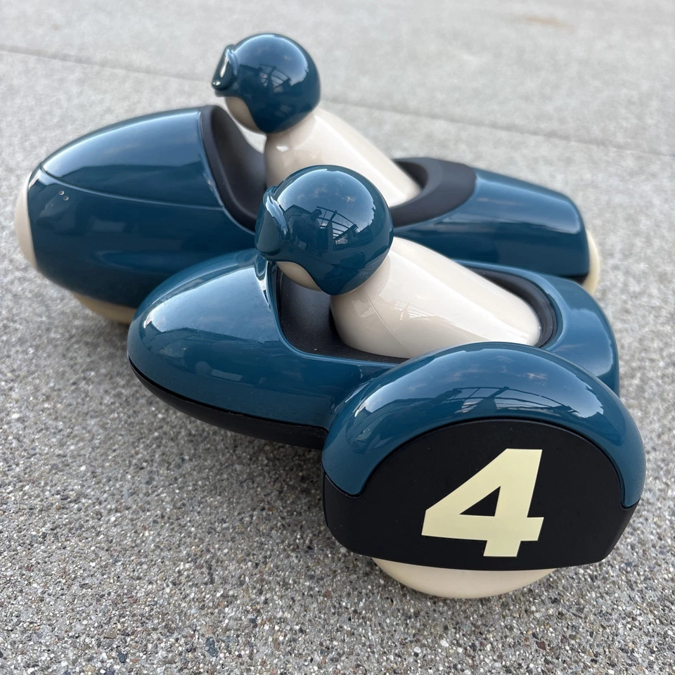 Playforever Enzo Side Car Moto Azul Ótimo Estado - Imagem 2 de 4