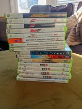 16x Xbox 360 Games Bundle Racing sports shooting– Acceptable  / Untested