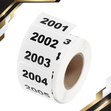 1 Roll Inventory Number Sticker 1.6" x 0.8" 2001-3000 Consecutive Number Sticker
