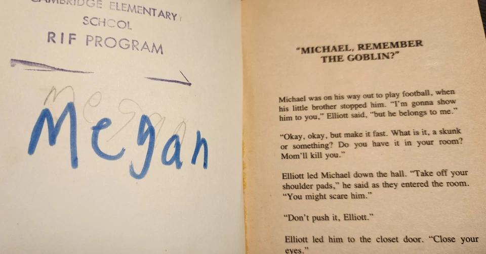 E.T. THE EXTRA-TERRESTRIAL by William Kotzwinkle 1982 Vintage Book Foto 3 de 4