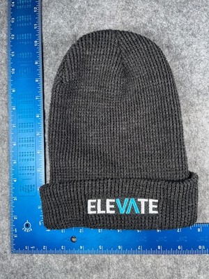 Elevate Richardson Beanie Toque Adult One Size Gray Double Knit Acrylic Ski