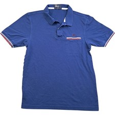 Fred Perry T Shirt Medium Men's Blue Cotton Mod Paul Weller Scooter Short Sleeve