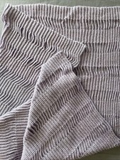 Hand Crocheted BABY BLANKET 42x36  Lavender