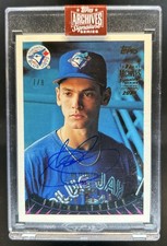 2022 Topps Archive Signature Series Shawn Green Auto Autograph #7/8 Blue Jays
