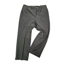 M.collection Hose Bügelfaltenhose grau Gummizug Kurz Gr 24 (7202)