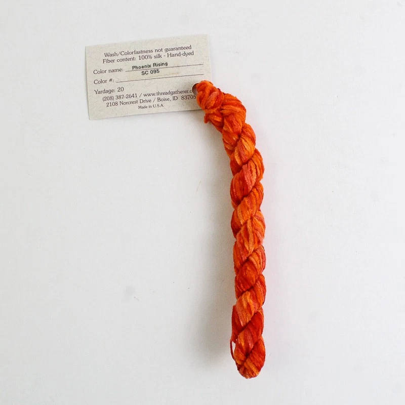 New The Thread Gatherer Silken Chenille Braid, Color Phoenix Rising, SC 095 - Image 2 of 4