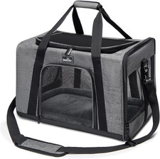 Pet Carrier for Medium Large Cats and Dogs, Dog Carrier Travel Bag with Adequate