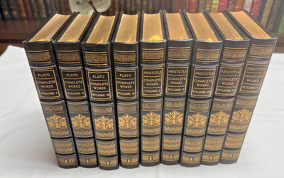 Easton Press ~THE COMPLETE WORKS OF PLATO AND ARISTOTLE~ 9 Volumes
