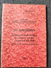 NVA DV 060/0/005 MEDIZINISCHE SICHERSTELLUNG DER TRUPPEN AUF DEM TERRITORIUM DDR