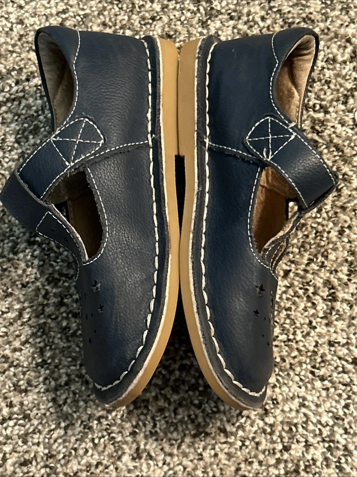 Zapatos Mary Jane Livie & Luca Mae Azul Marino/Azul Oscuro Estrellas Luna Talla 10 Foto 3 de 4