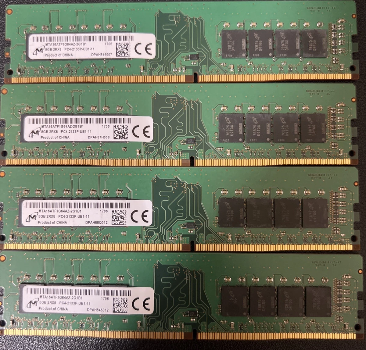PC4-17000 (DDR4-2133) Bus Speed UDIMM Computer Memory (RAM) for