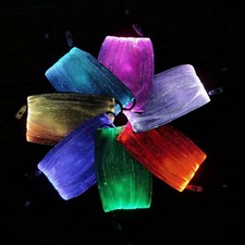 7 color lights Led light up mask fiber optic fabric face mask gift party