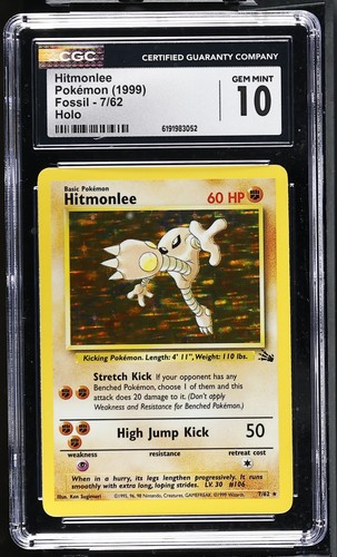 Hitmonlee (Unlimited) graded CGC 10 for sale on eBay