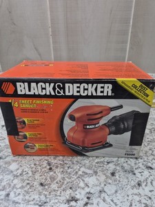 BLACK+DECKER FS500 1/4 Sheet Finishing Sander with Dust Collection - New In Box