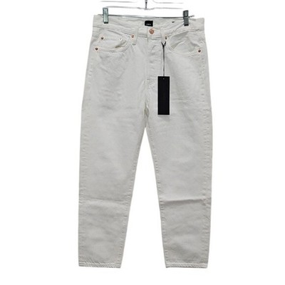 Edwin Denim Jeans Hana Classic Straight Size 29 New White Classic High Waisted