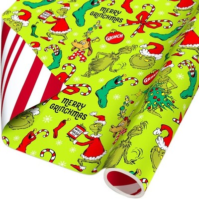 American Greetings 40 sq. ft. Reversible The SR30 40SQ PR FSC XM GRINCH 