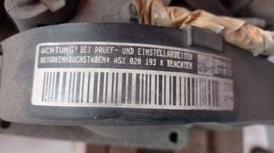 ASX teilmotor VOLKSWAGEN POLO BERLINA 6N2 CONCEPTLINE retop103207