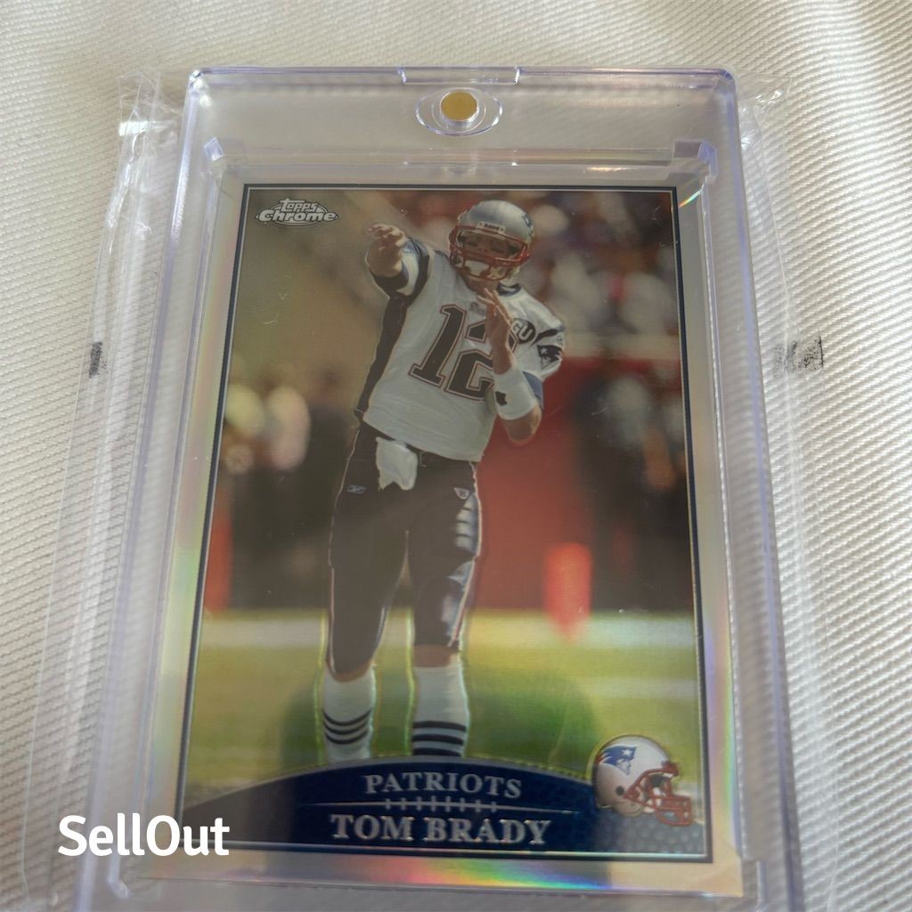 2009 Topps Chrome Tom Brady Throwing Refractor #TC70