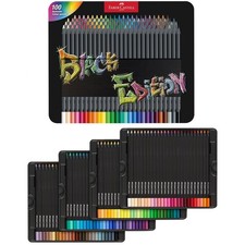 Vibrant Black Edition Colored Pencils Set