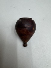 antique wooden spinning top see pics