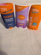 Paquete de desodorante premium - 3 barras nuevas Lume y Carpe