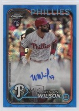 2024 Chrome Logofractor Edition MLB Refractor Blue /150 Weston Wilson Auto 0bg8