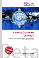 Lambert M. Surhone (U. A.) | Factory (Software Concept) | Taschenbuch | Englisch