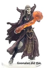 D&D Pathfinder Mini Rime Boneyard 35 Lich RARE