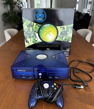 In Box Original Microsoft Xbox Console Ice Bl...