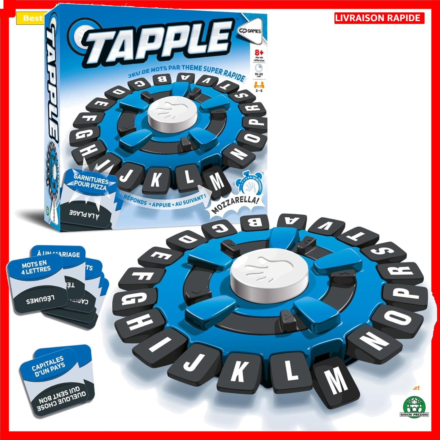 Jeu éducatif électronique Tapple pour enrichir le vocabulaire sans s'ennuyer