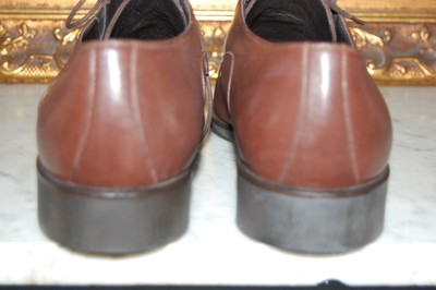 Bruno Magli Rammola Oxfords Dress Shoes Men’s Size 7 M Brown Leather Square Toe BRUNO MAGLI ITALY BROWN LEATHER RAMMOLA SQUARE TOE OXFORD  main image 4
