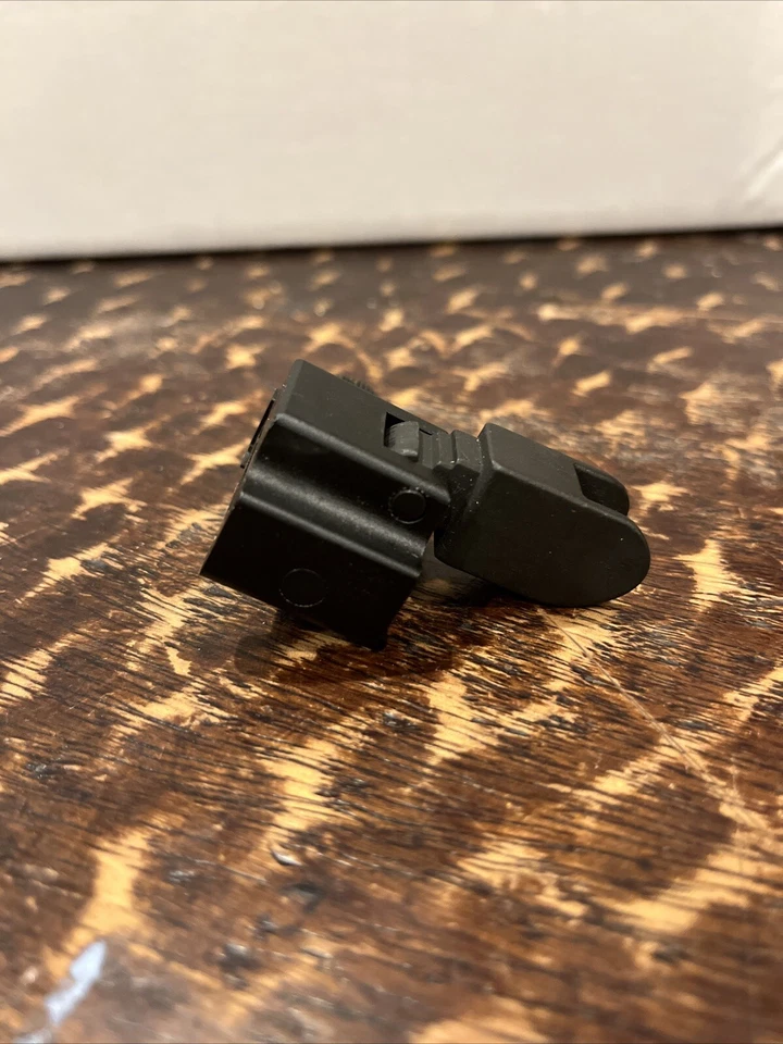UTG Dual Aiming Aperture Low Profile Folding Flip-up BUIS Fore Rifle Sight 751 - Image 2 of 4