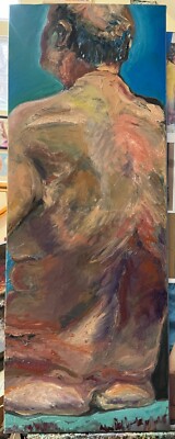 Abstract, Solitaire, Original Oil Painting, by Van Ness
