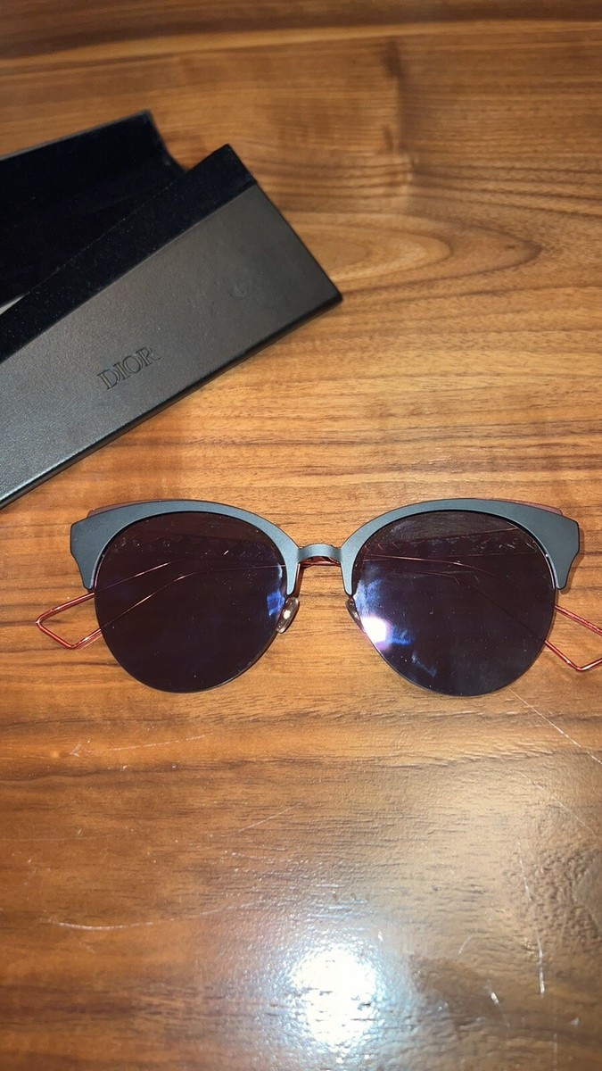 Christian Dior Clubs 55mm Chic Sunglasses New Matte Black 