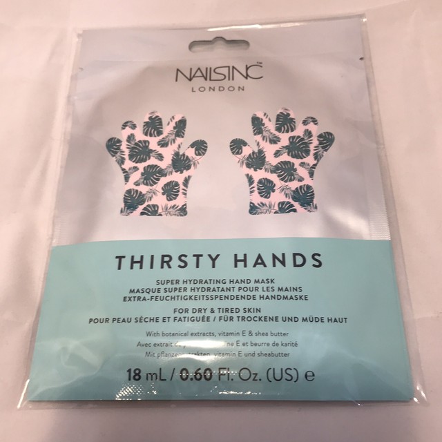 Nails Inc Thirsty Hands Super Hydrating Hand Mask FabFitFun NEW eBay