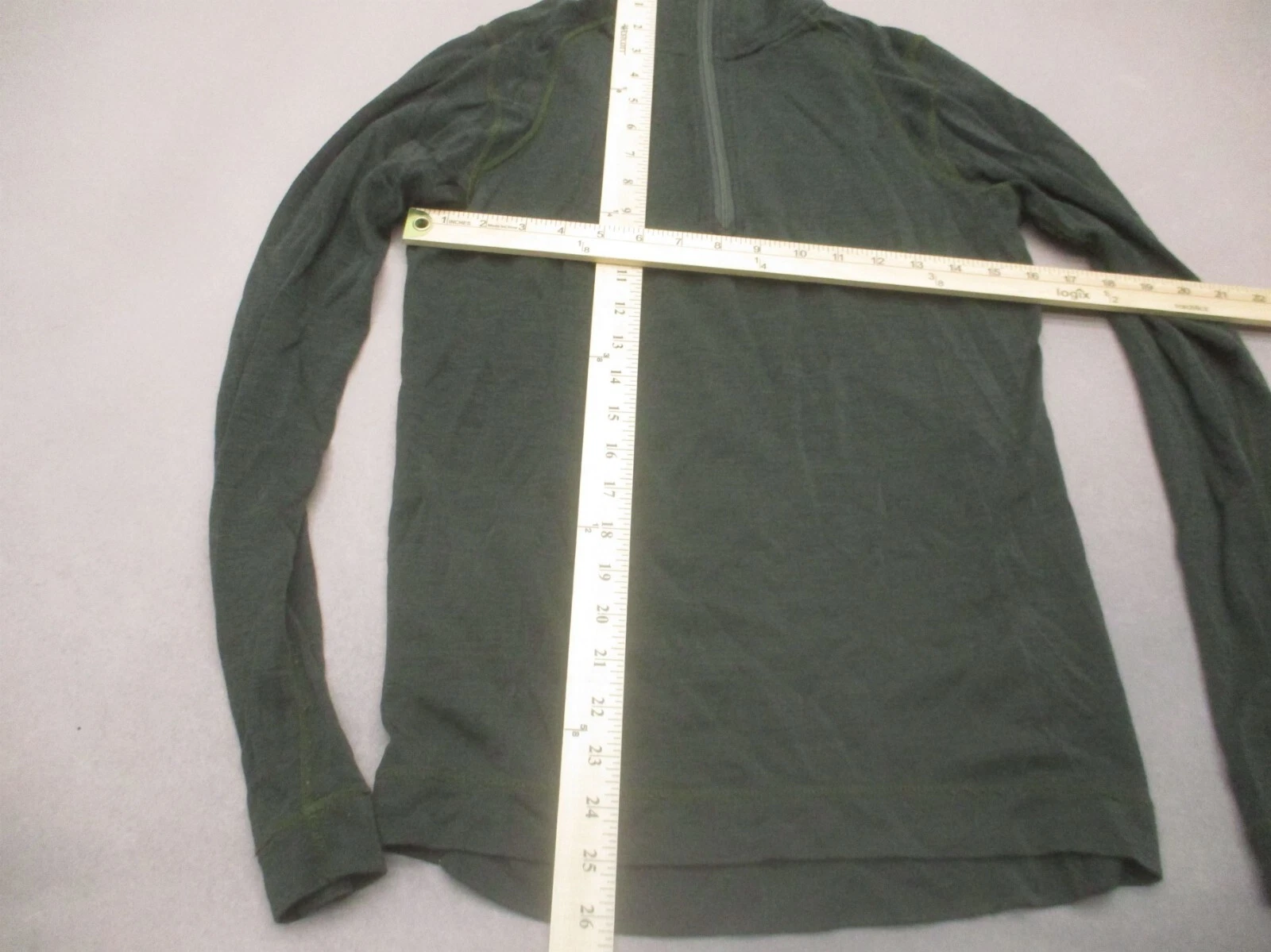 smartwool 100% merino wool 1/2 zip warm athletic pullover sweater