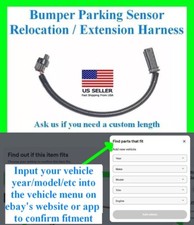 fits Chevy GMC Ford Park Assist Sensor Extension Harness Connector Parking Aid
