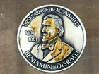 1969 Benjamin Disraeli First Earl of Beaconsfield Silver Art Medal   B0258
