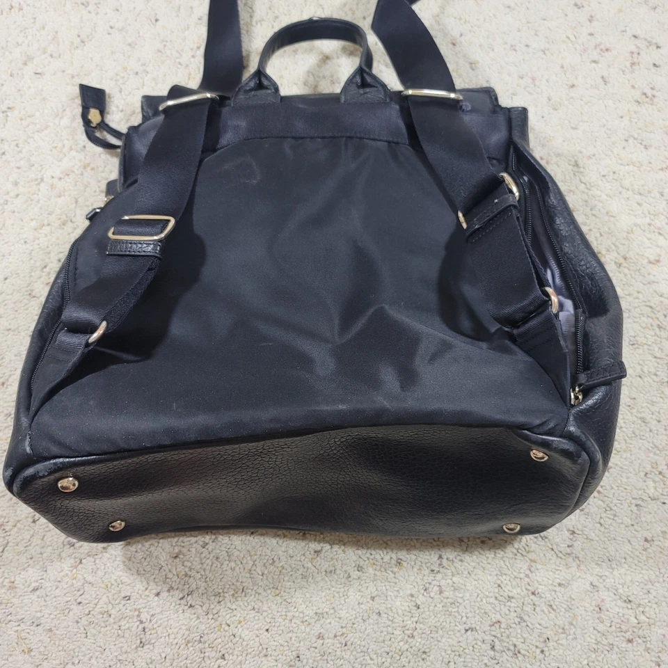 BOLSO DE PAÑALES DE BUCEO STORKSAK ST.JAMES LUXE NEGRO CONVERTIBLE LEER DESCRIPCIÓN Foto 4 de 4