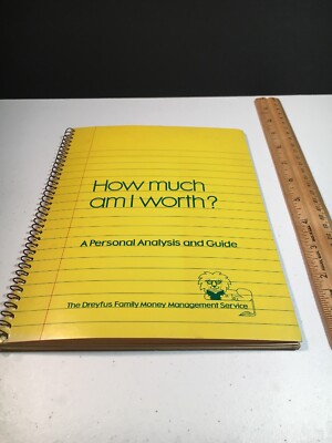 How Much Am I Worth? 1972 Personal Analysis And Guide Unused Dreyfus Rare
