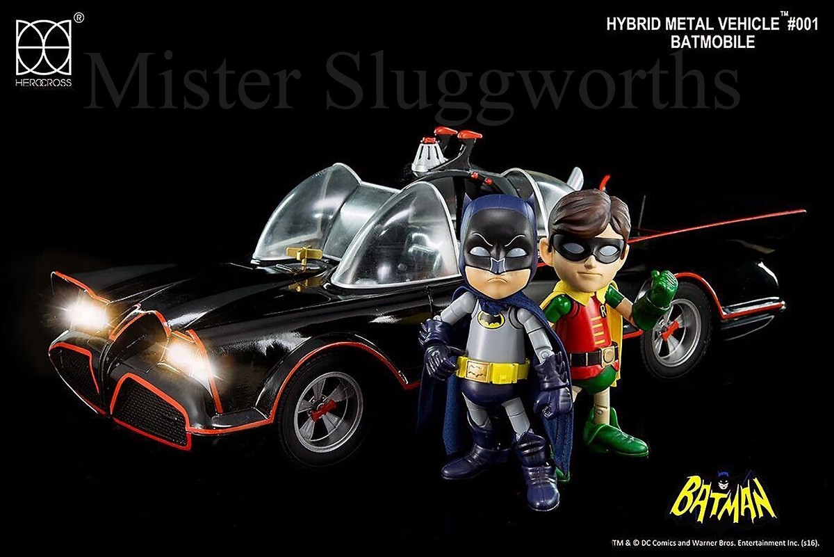 Batman & Robin 1966 Classic TV Series Hybrid Metal Batmobile