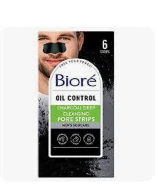 bandas nasales biore men's facial skincare limpieza 6 piezas