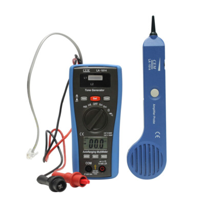 CEM LA-1014 2-in-1 LAN Tester Multimeter Built-in Speaker on Probe
