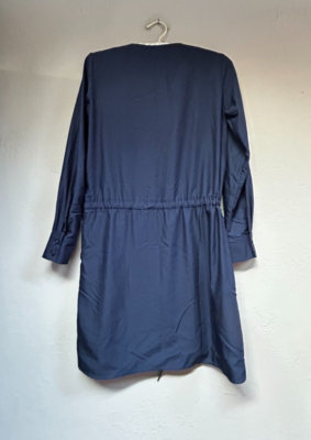 uniqlo rayon long sleeve dress Women's Rayon Blend Shirt Dress | Long Sleeve
