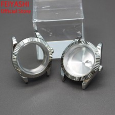 36mm39mm Watch Case nh35 Cyclops Sapphire Glass For Seiko Nh36 nh38 8215Movement