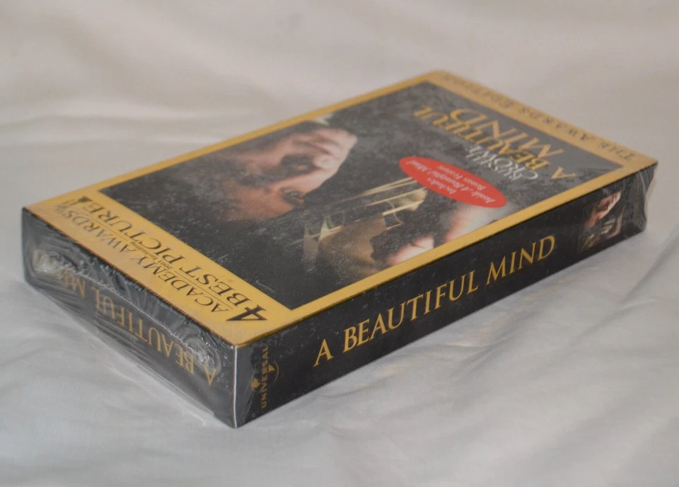 A Beautiful Mind (1991) New Sealed VHS Video Tape Movie Russell Crowe - Image 3 of 4